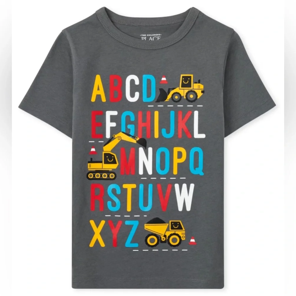 •NIP•{2} The Children’s Place Alphabet & Mama’s Boy Graphic Tee Bundle- 5T